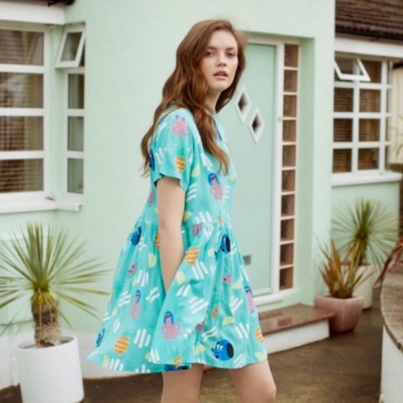 Lazy Oaf Dresses & Skirts - Lazy Oaf Tropical Flavour (Rare!) Shirtdress